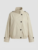 Mia | Elegant Loose Black Trench Coat for Women - Credo Nera