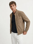 Vincent | Stylish Minimalist Slim Fit Bomber Jacket for Men - Credo Nera