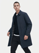Preston | Elegant Water-Resistant Trench Coat Men - Credo Nera