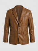Edwin | Stylish Lightweight Leather Bomber Jacket for Autumn - Credo Nera