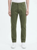 Kaiden | Stylish Olive Classic Fit Men's Pants - Credo Nera