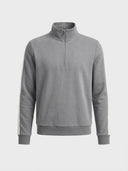 Luca | Modern Stylish Half-Zip Men's Sweatshirt - Credo Nera