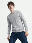 Miles | Textured Lightweight Men's Sweater For Year-Round Comfort - Credo Nera