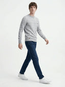 Miles | Textured Lightweight Men's Sweater For Year-Round Comfort - Credo Nera