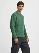 Noah | Cozy Chunky Cable Knit Men's Jumper - Credo Nera