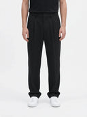 Mason | Stylish Elastic Waist Men's Trousers - Credo Nera