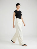 Chic | High-Waist Wide Leg Trousers for Elegant Comfort - Credo Nera