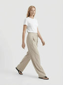 Alice | Palazzo Tied Wide Leg Dress Pants - Credo Nera